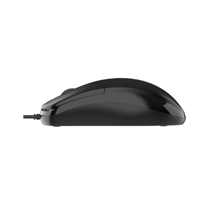 Mouse ottico USB Nilox MOUSB1011, 1200 DPI, 3 tasti, nero