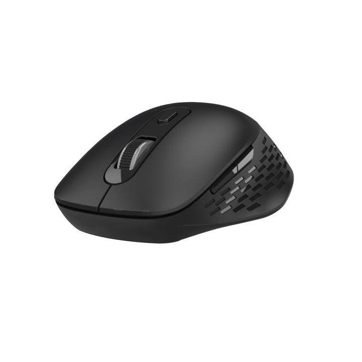 Mouse wireless Nilox NXMODWI01, 2,4 GHz + Bluetooth, 1600 DPI, 6 tasti silenziosi, nero