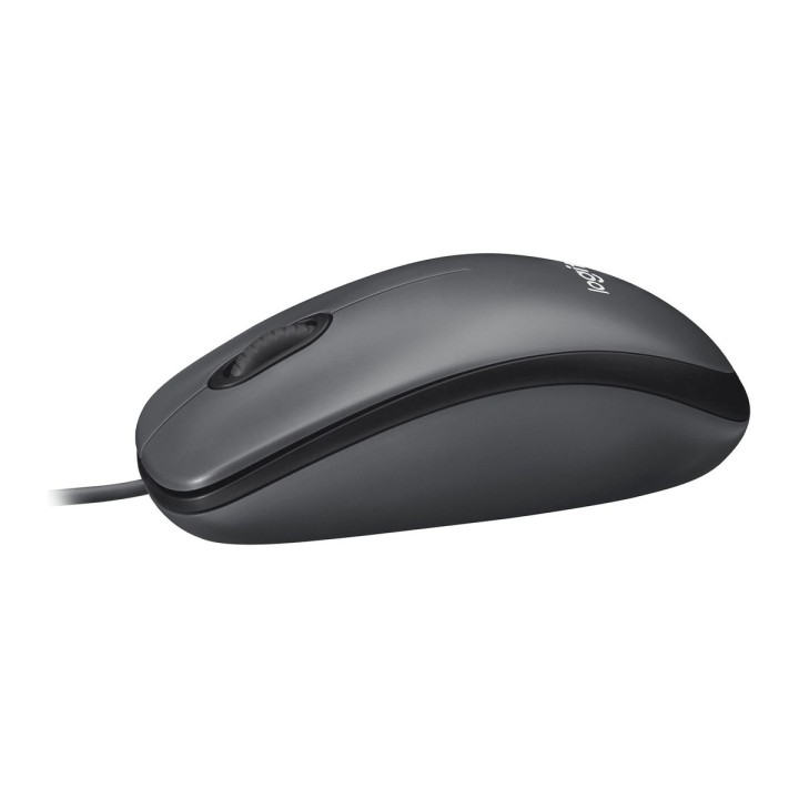 Mouse con filo Logitech M90, USB, 1000 DPI, 3 tasti, ambidestro