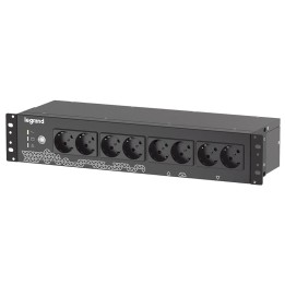 Gruppo di continuità (UPS) Legrand Keor PDU 800, 800 VA / 480 W, multipresa rack 19" 2U con 8 prese, USB